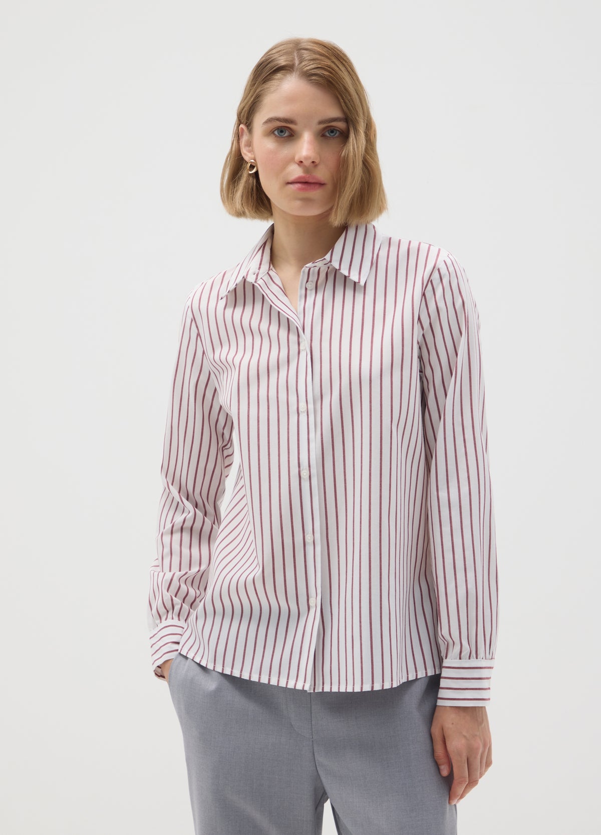 OVS Multicolour Cotton Blend Slim Fit Shirt