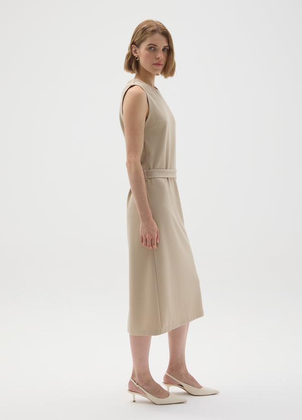 OVS Beige Slim Fit Stretchy Fabric Dress