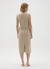 OVS Beige Slim Fit Stretchy Fabric Dress