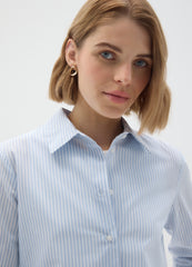 OVS Multicolour Cotton Blend Slim Fit Shirt