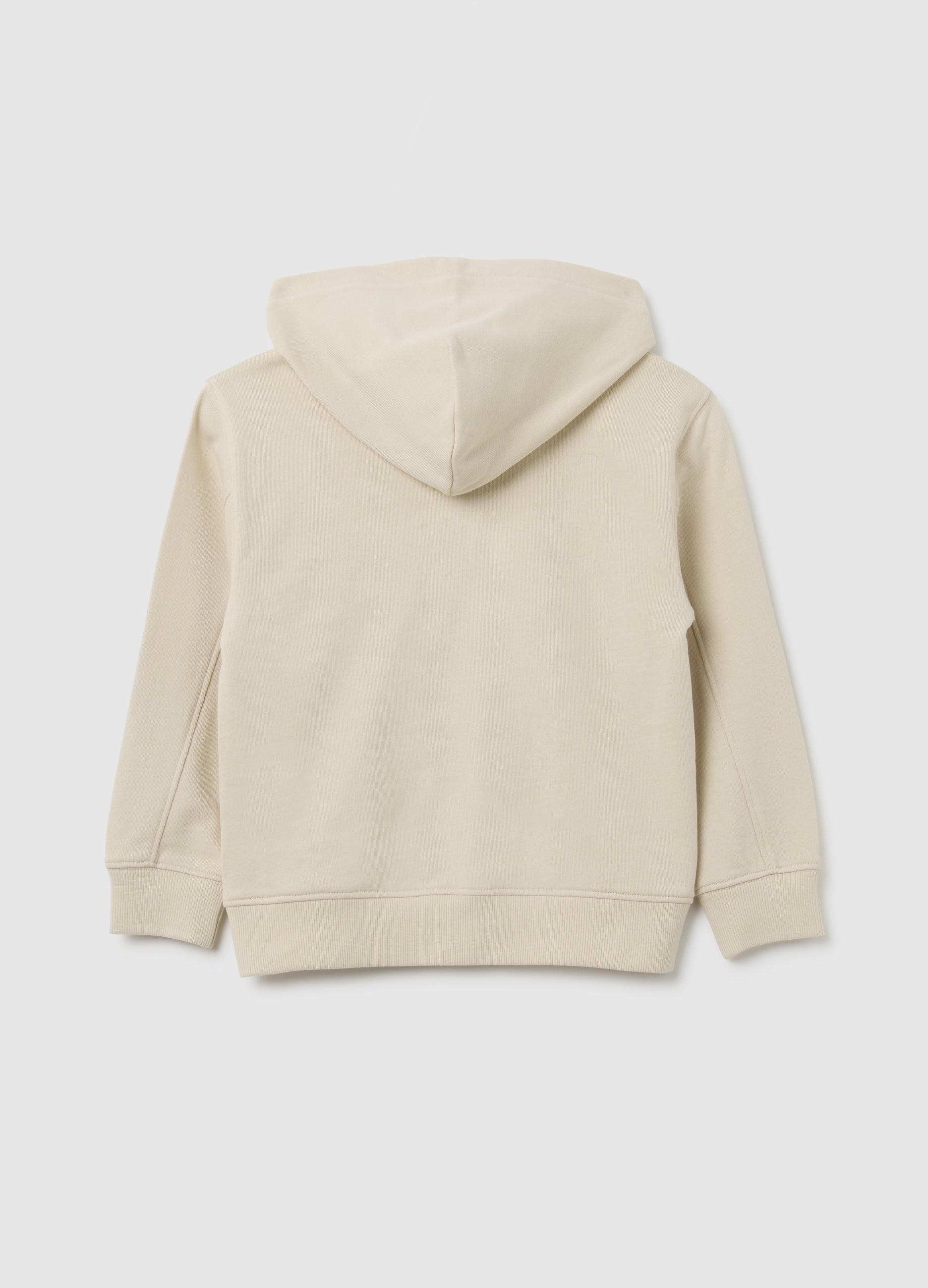 OVS Children'S Beige Pure Cotton Sweatshirt With Regular Fit