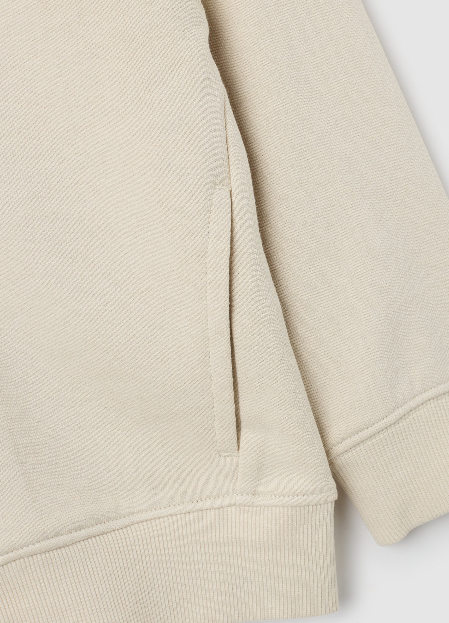 OVS Children'S Beige Pure Cotton Sweatshirt With Regular Fit