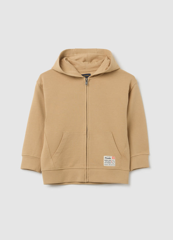 OVS Children'S Beige Pure Cotton Sweatshirt Regular Fit