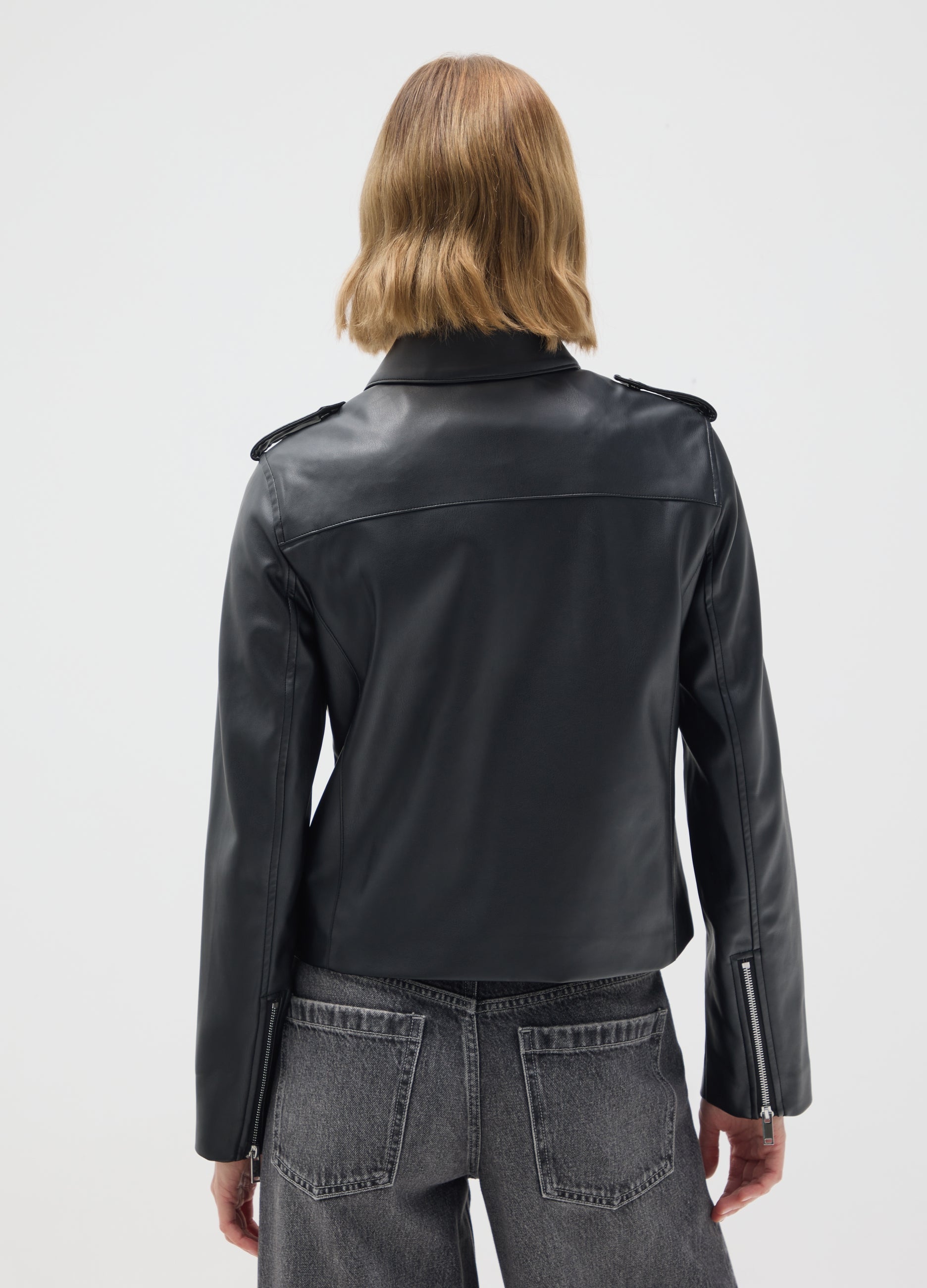 OVS Black Regular Fit Jacket