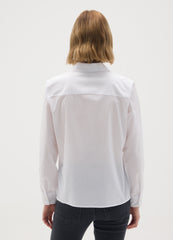 OVS White Cotton Slim Fit Shirt