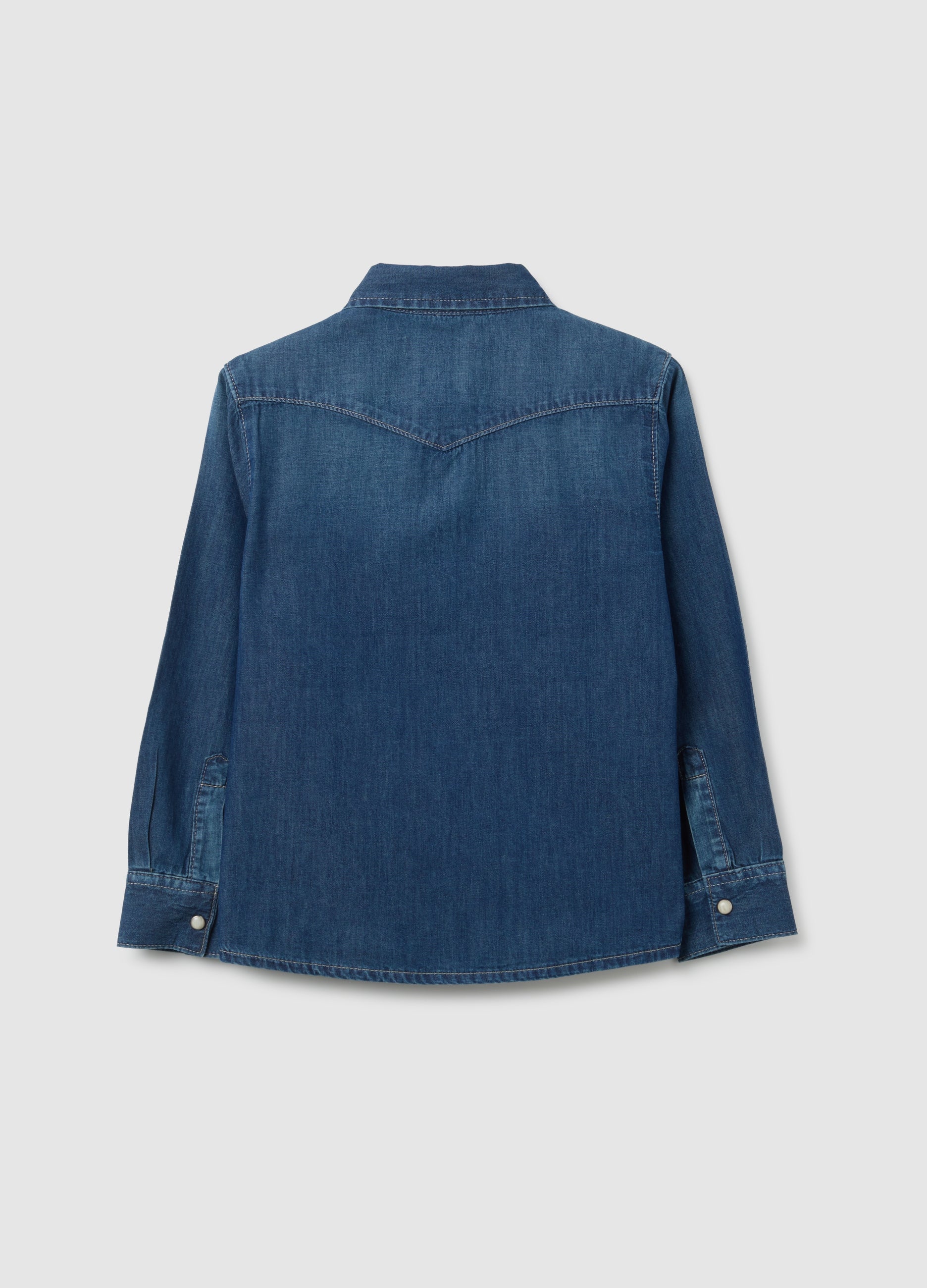 OVS Kids' Regular Fit Pure Cotton Denim Shirt