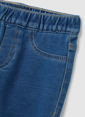 OVS Girls' Blue Cotton Blend Skinny Jeggings