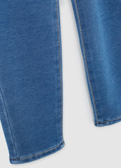OVS Girls' Blue Cotton Blend Skinny Jeggings