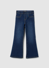 OVS Girls' Flare Denim Blue Jeggings