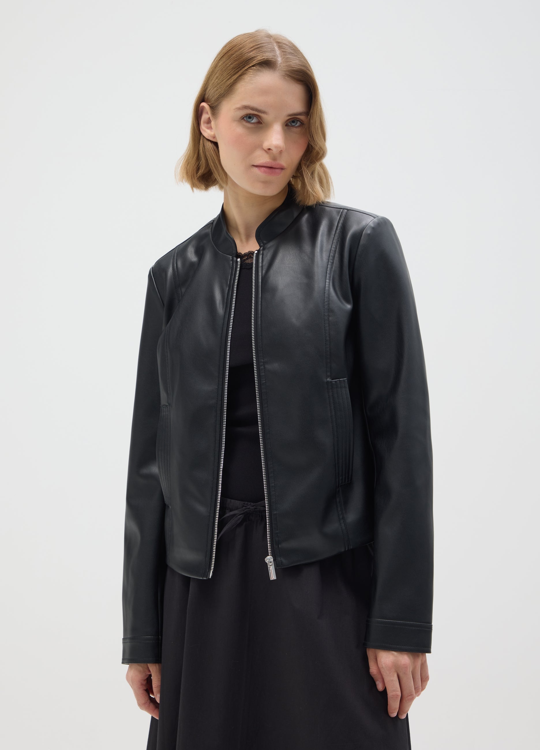 OVS Slim Fit Black Jacket