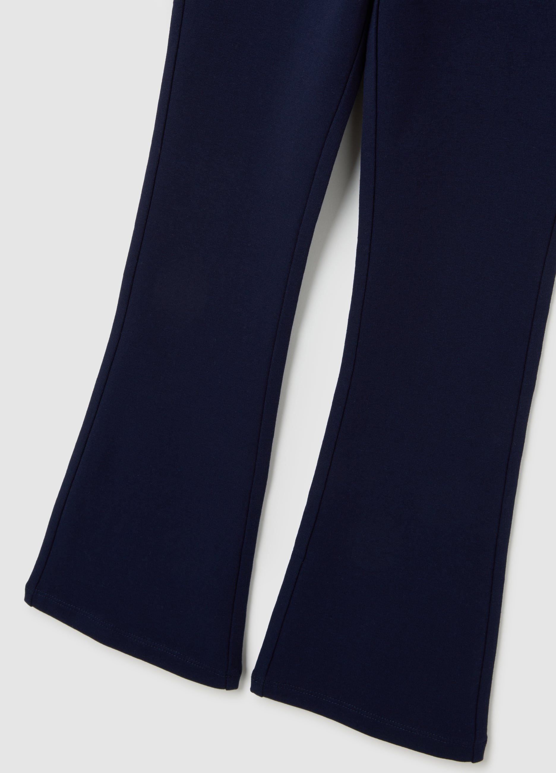 OVS White And Blue Stretch Cotton Regular Fit Girls' Outfit