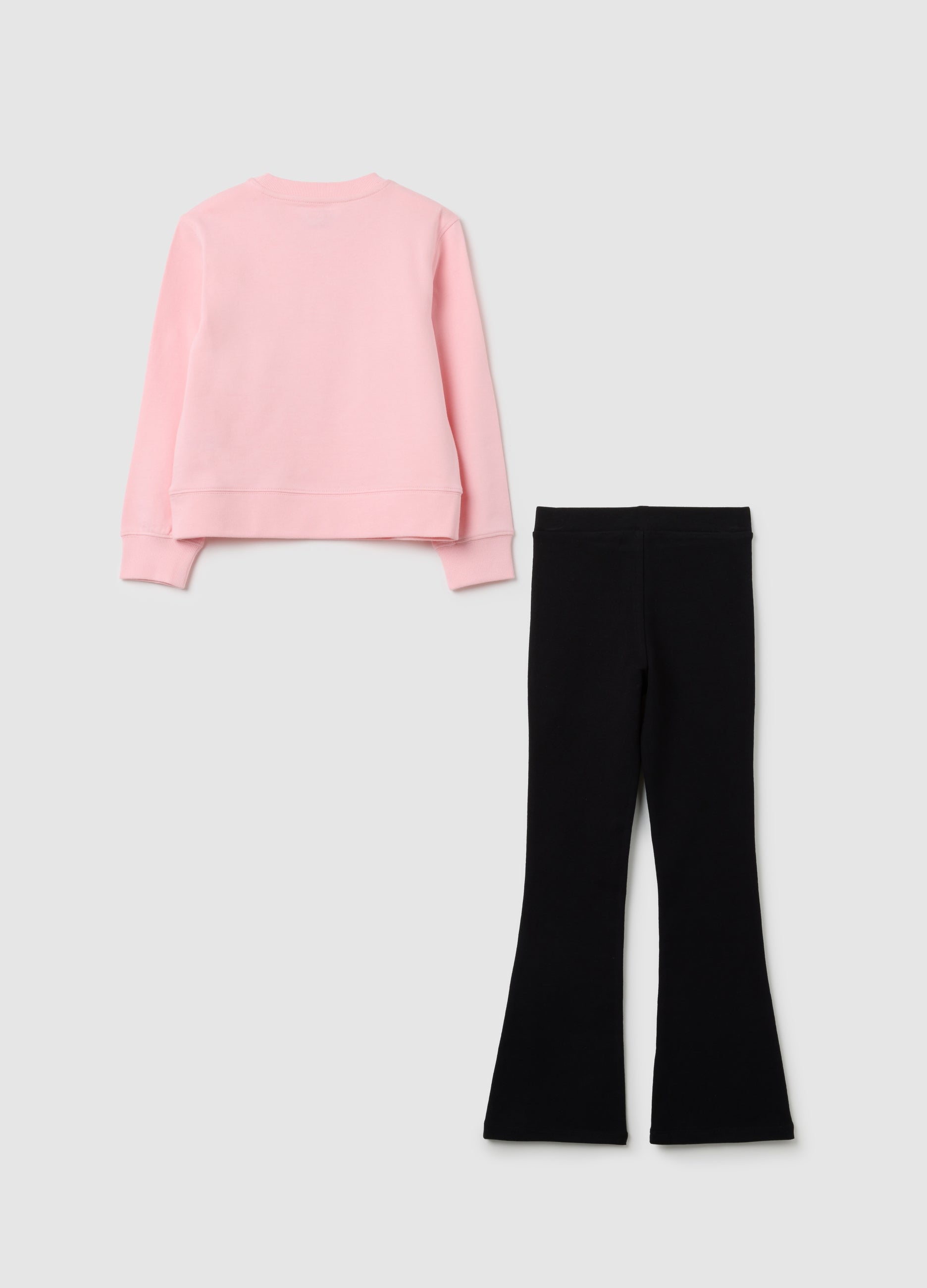 OVS Girls' Stretch Cotton Pink Set