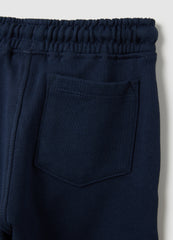 OVS Blue Newborn Cotton Trousers With Regular Fit