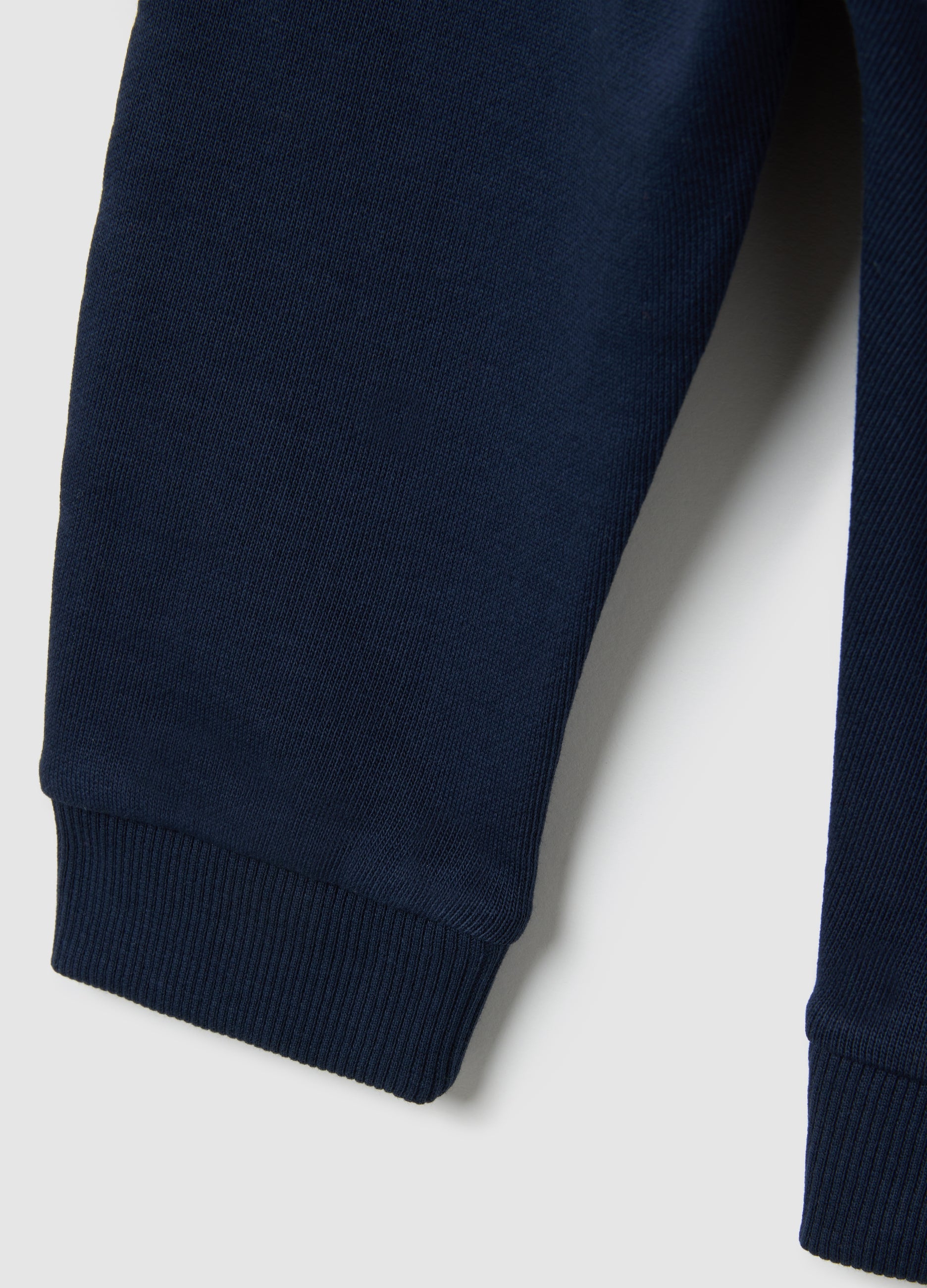 OVS Blue Newborn Cotton Trousers With Regular Fit