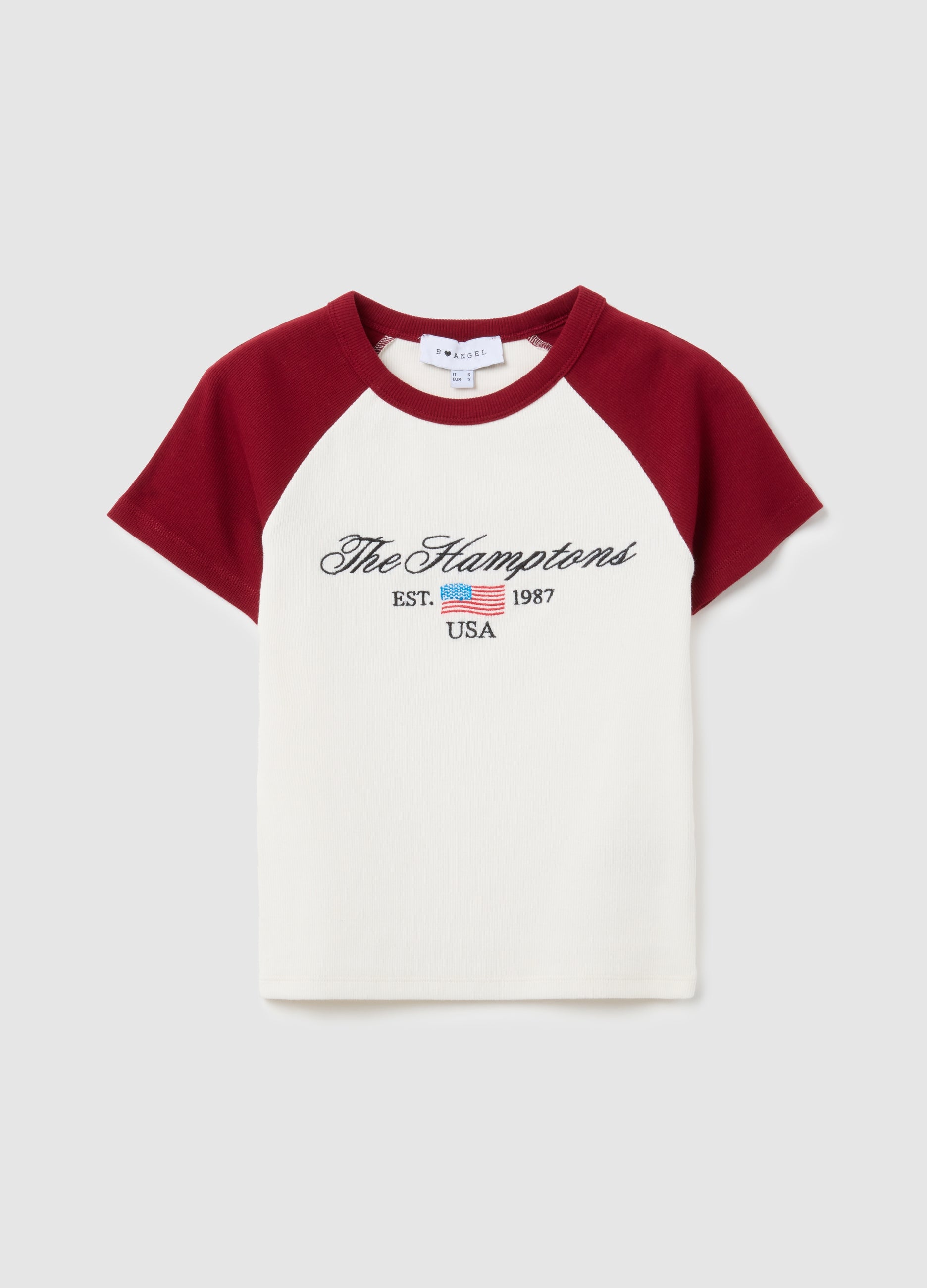 OVS Multicolor Stretch Cotton Fitted T-Shirt