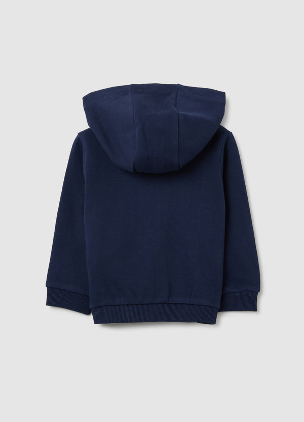 OVS Baby Girl'S Regular Fit Blue Pure Cotton Sweatshirt