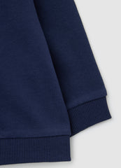 OVS Baby Girl'S Regular Fit Blue Pure Cotton Sweatshirt