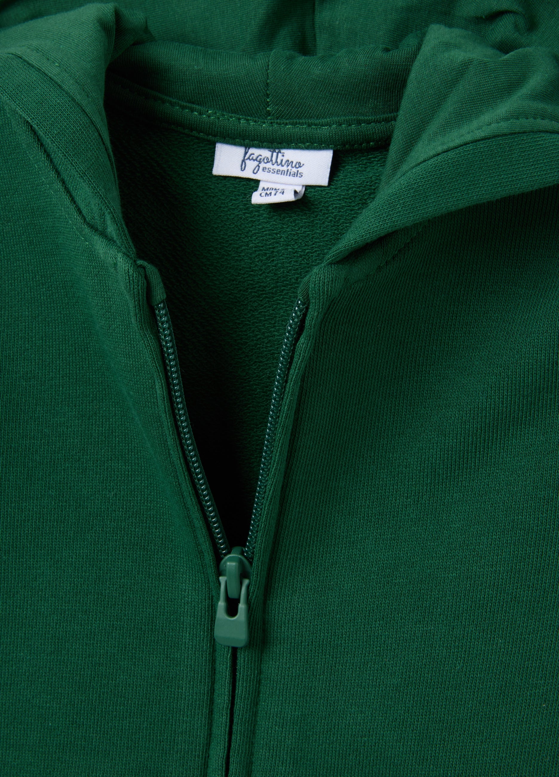 OVS Baby Hoodie In Pure Green Cotton Regular Fit
