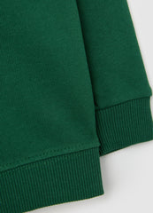 OVS Baby Hoodie In Pure Green Cotton Regular Fit