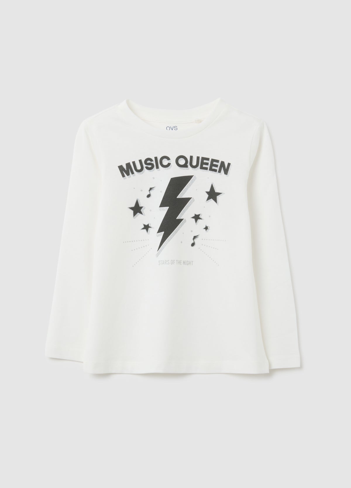 OVS Girl's Cotton T-Shirt, Regular Fit