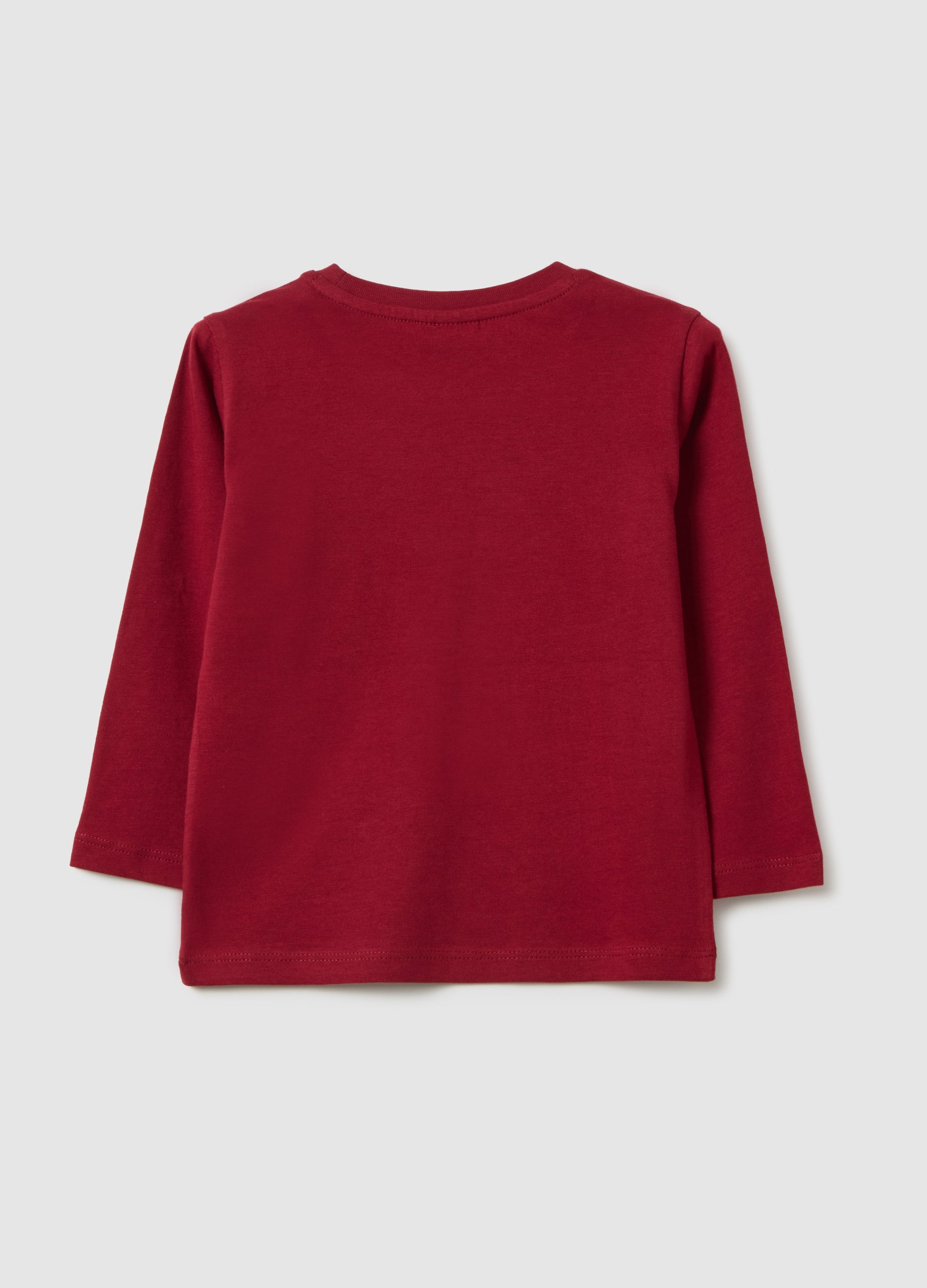 OVS Baby Pure Cotton Red Regular Fit Sweater