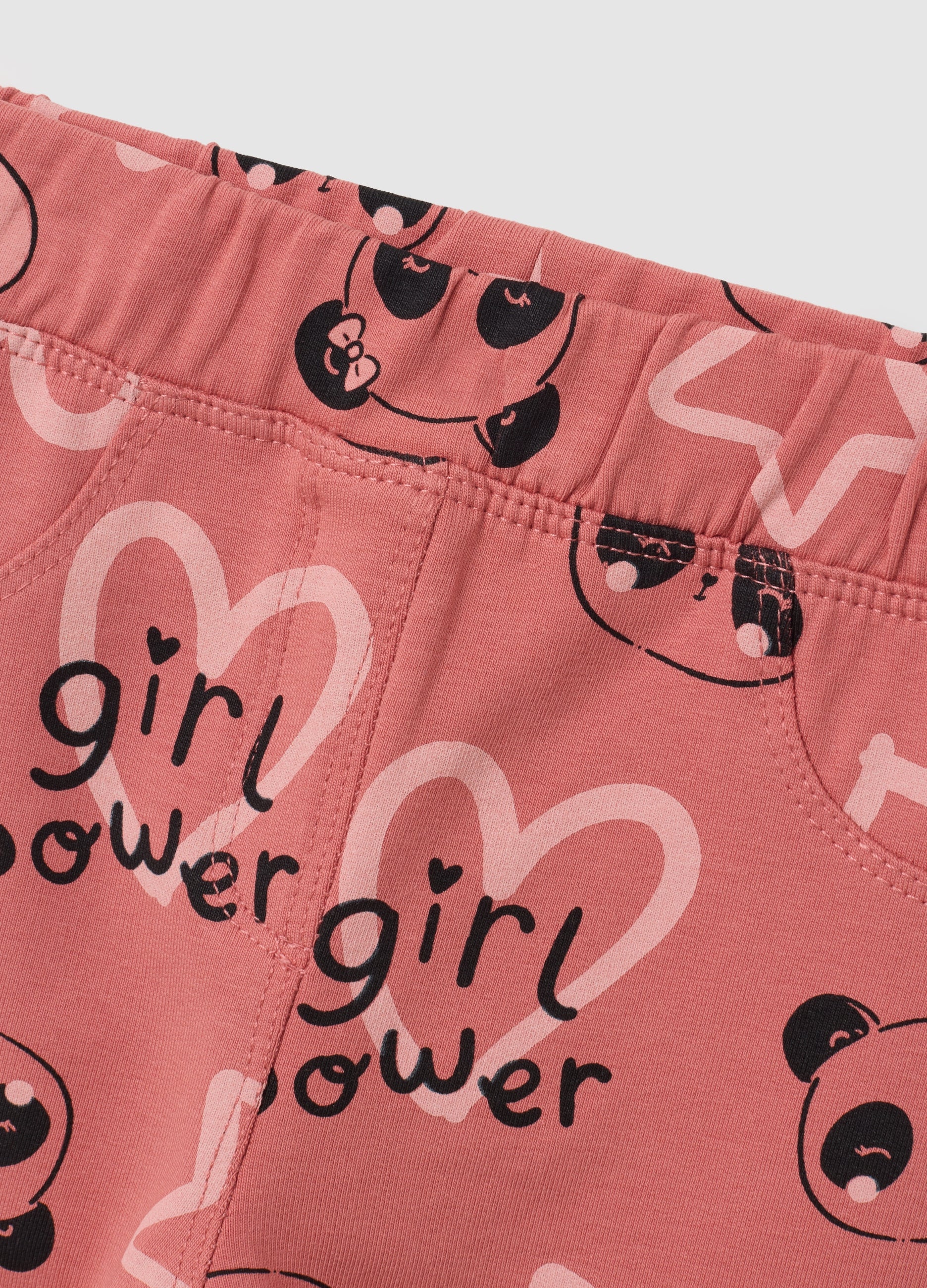 OVS Baby Girl Pink Stretch Cotton Treggings