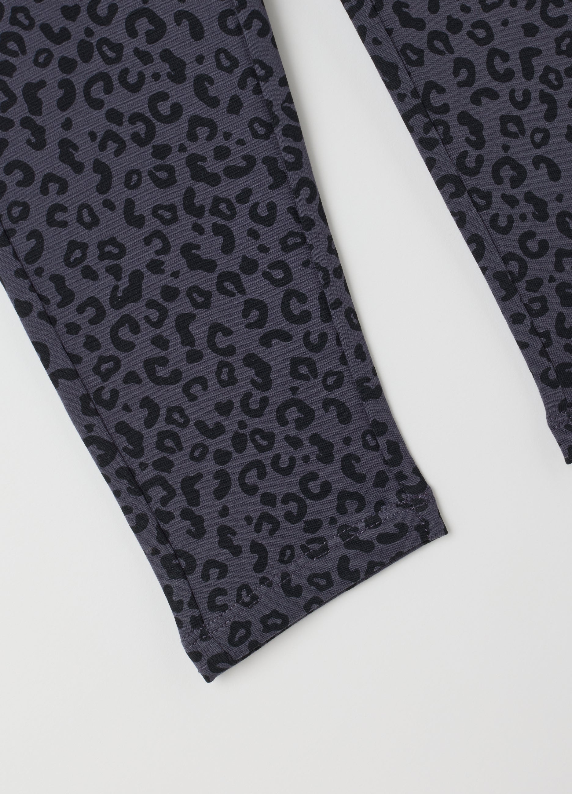 OVS Girls' Grey Cotton Slim Fit Treggings