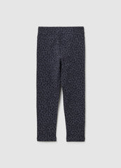 OVS Girls' Grey Cotton Slim Fit Treggings