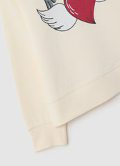 OVS Girls' Beige Pure Cotton Sweatshirt Regular Fit