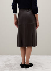 OVS Brown Midi Skirt Regular Fit