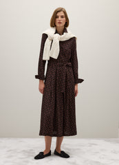 OVS Brown Long Dress With Belt