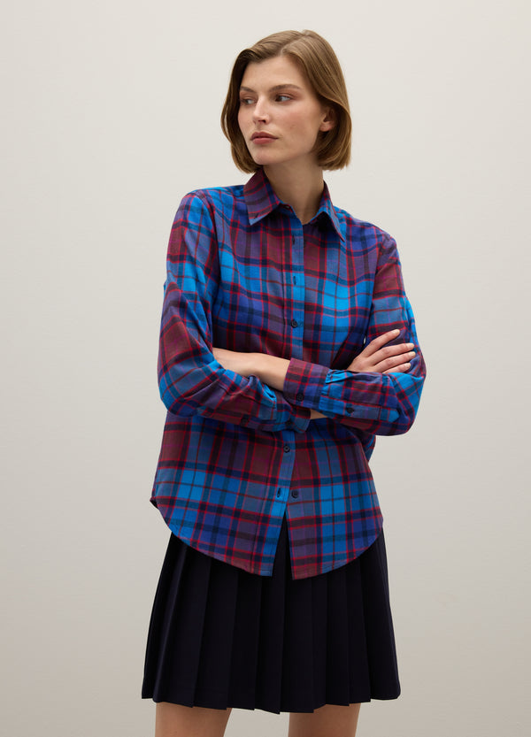 OVS Multicoloured Check Shirt In Pure Cotton Flannel