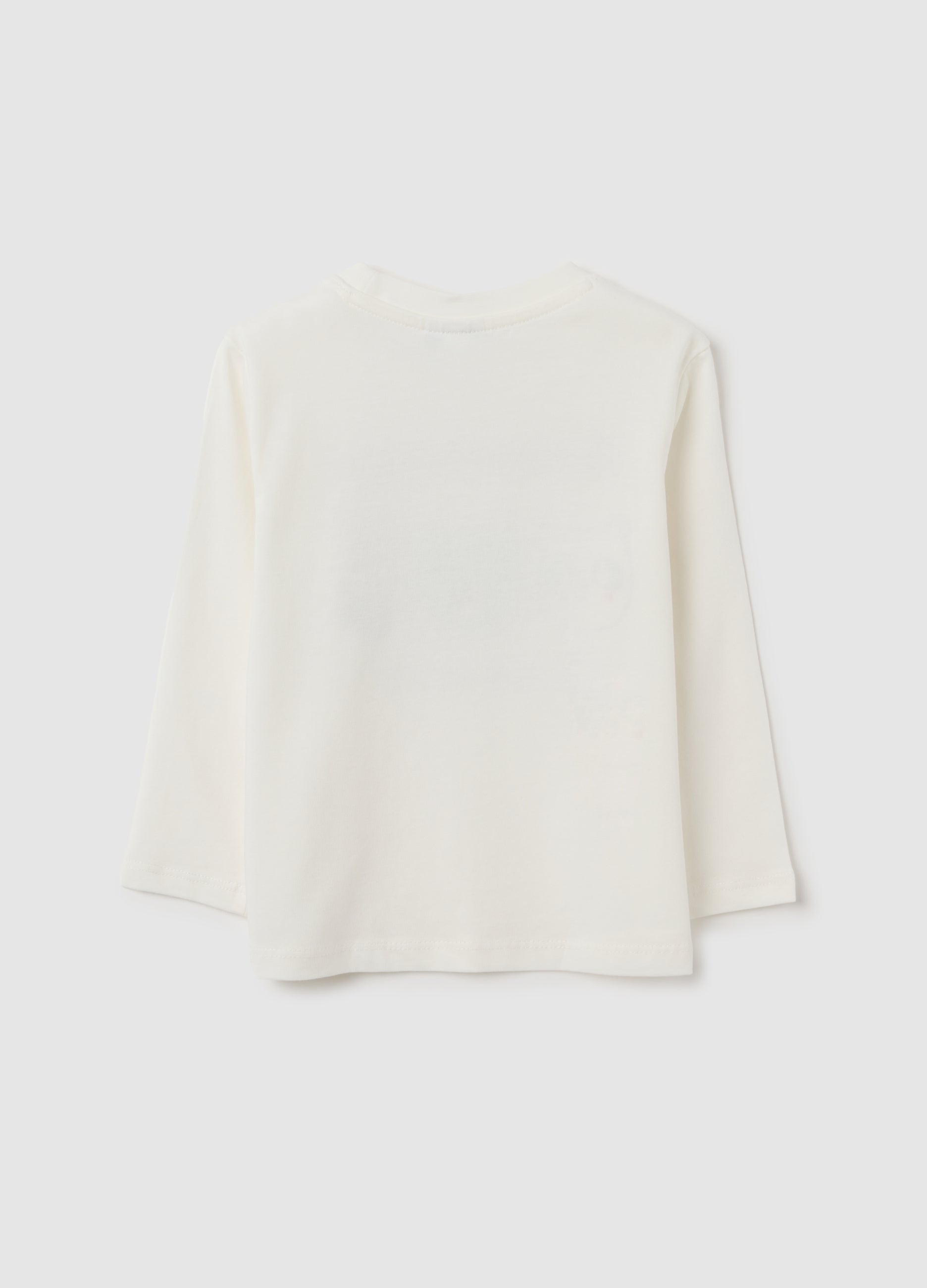 OVS Baby'S Pure Cotton White Regular Fit Top