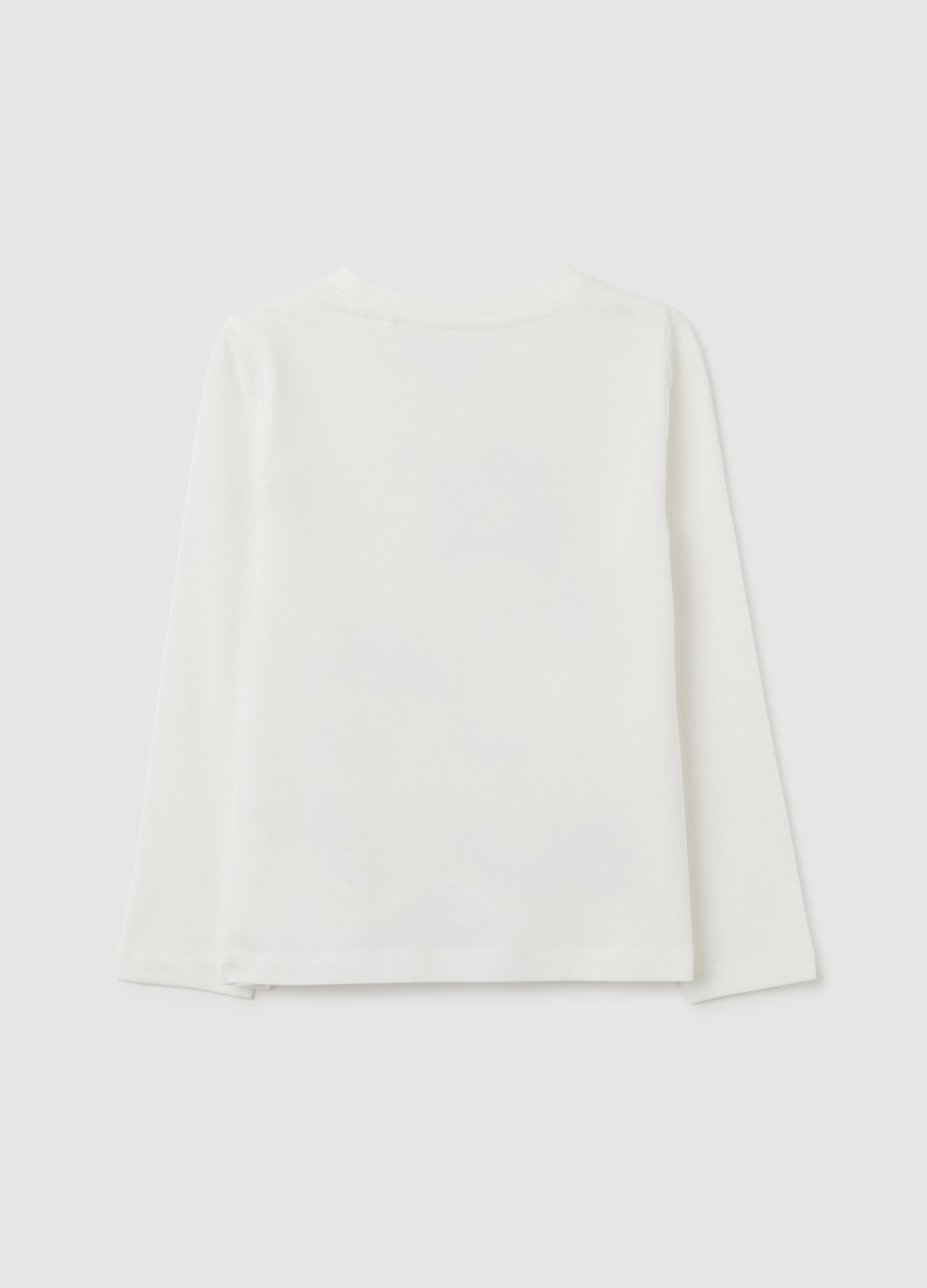 OVS White Regular Fit Pure Cotton Girl'S Top