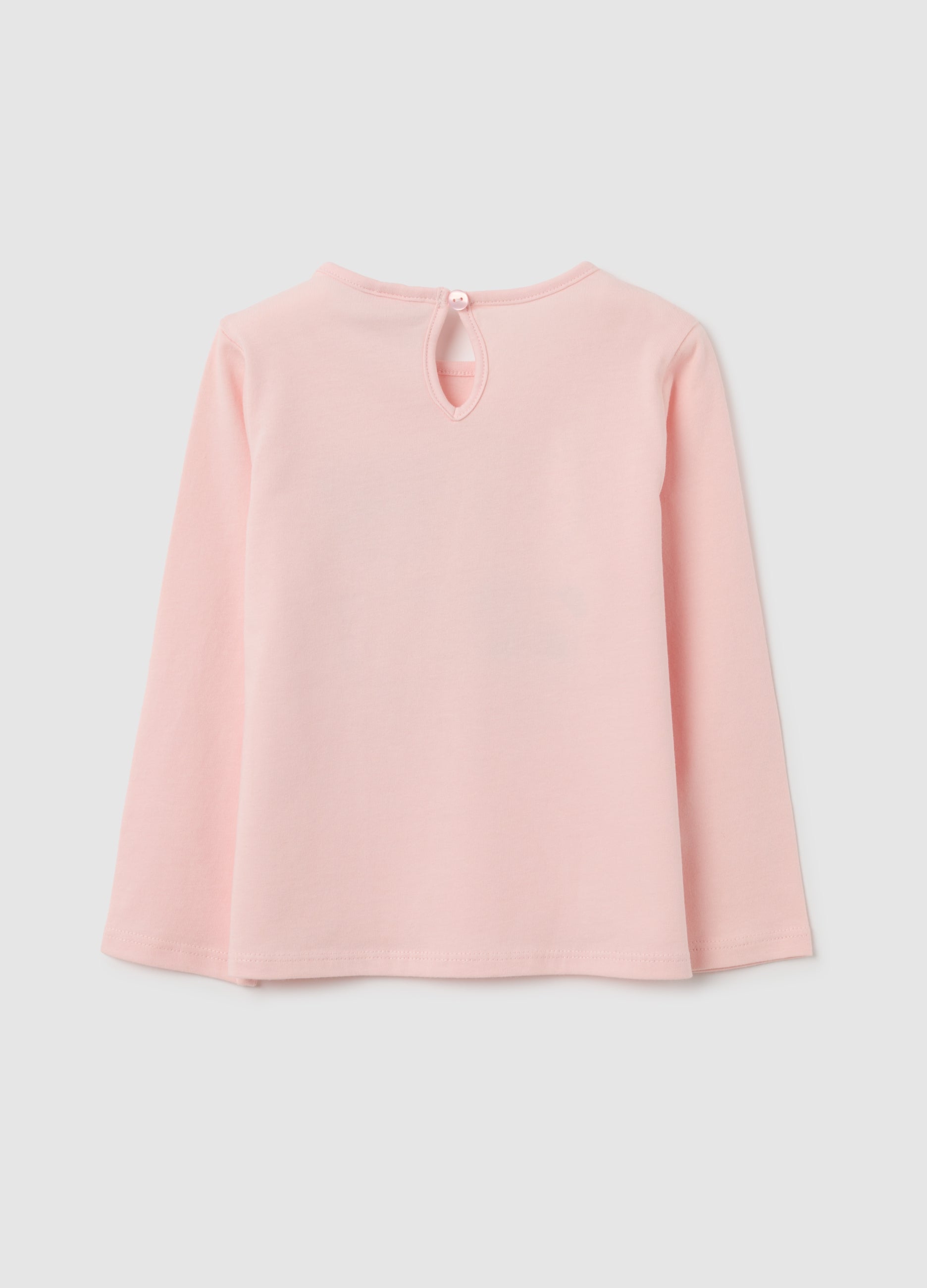 OVS Baby Girl Cotton Pink Regular Fit Shirt