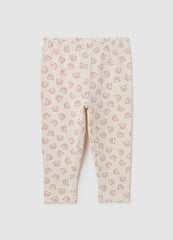 OVS Beige Cotton Skinny Fit Leggings