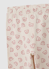 OVS Beige Cotton Skinny Fit Leggings