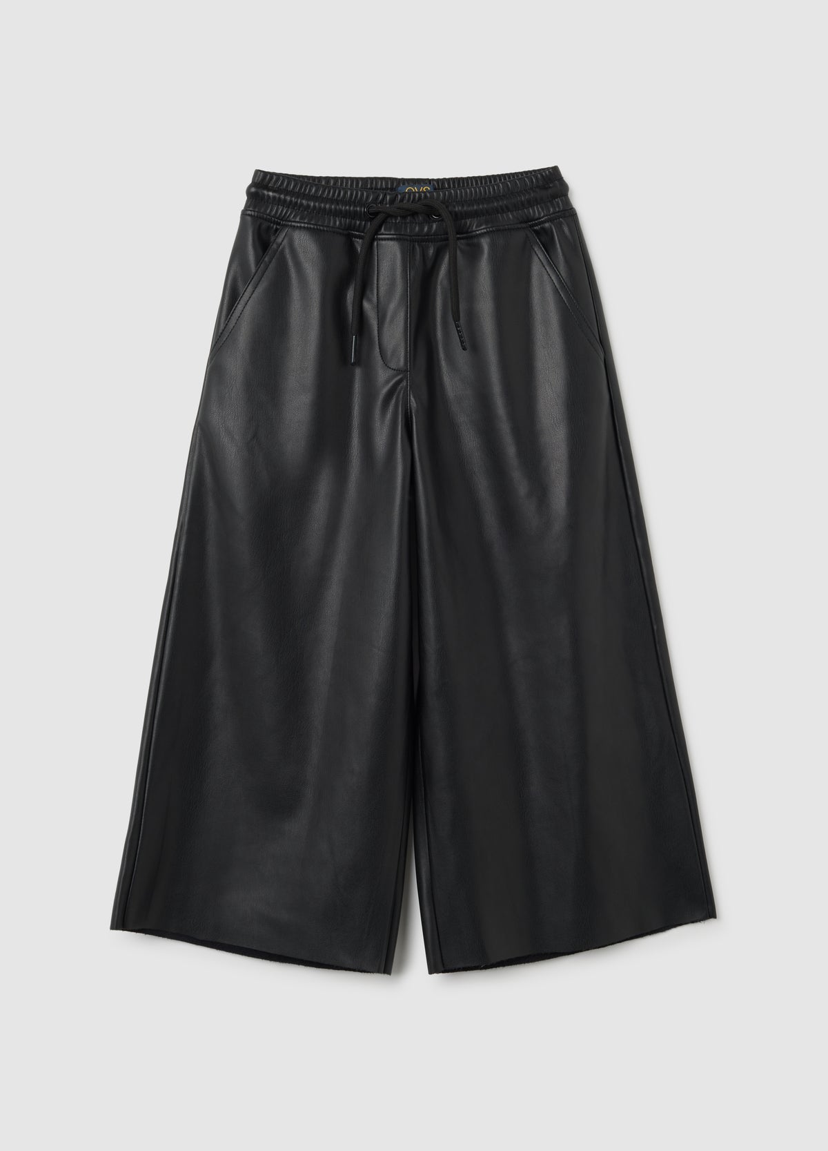 OVS Girls' Black Regular Fit Trousers