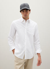OVS Oxford Cotton Shirt With Button-Down Collar