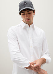 OVS Oxford Cotton Shirt With Button-Down Collar