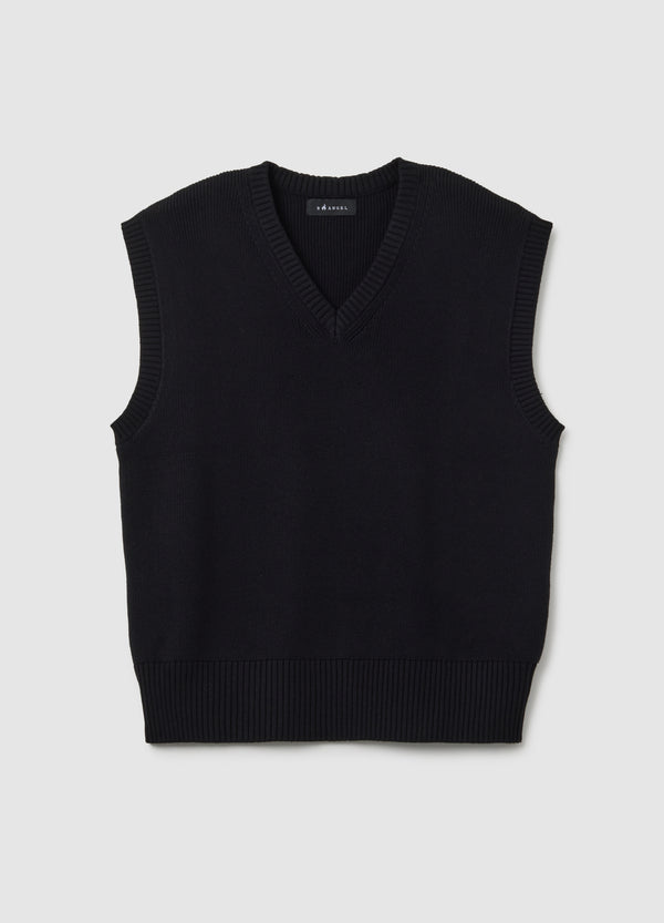 OVS Pure Cotton Black Regular Fit Waistcoat