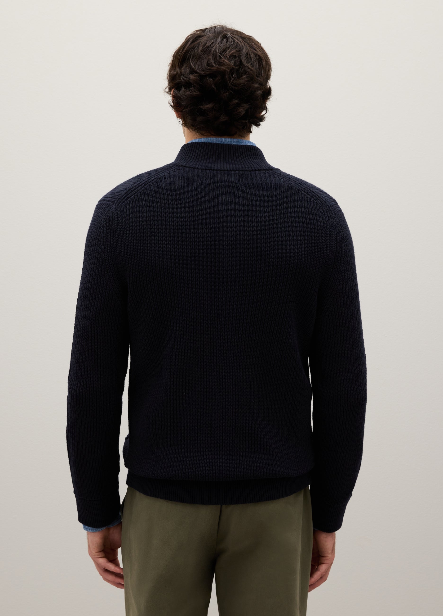 OVS Blue Cardigan In Pure Cotton