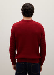 OVS Regular Fit Red Cotton Blend Jumper