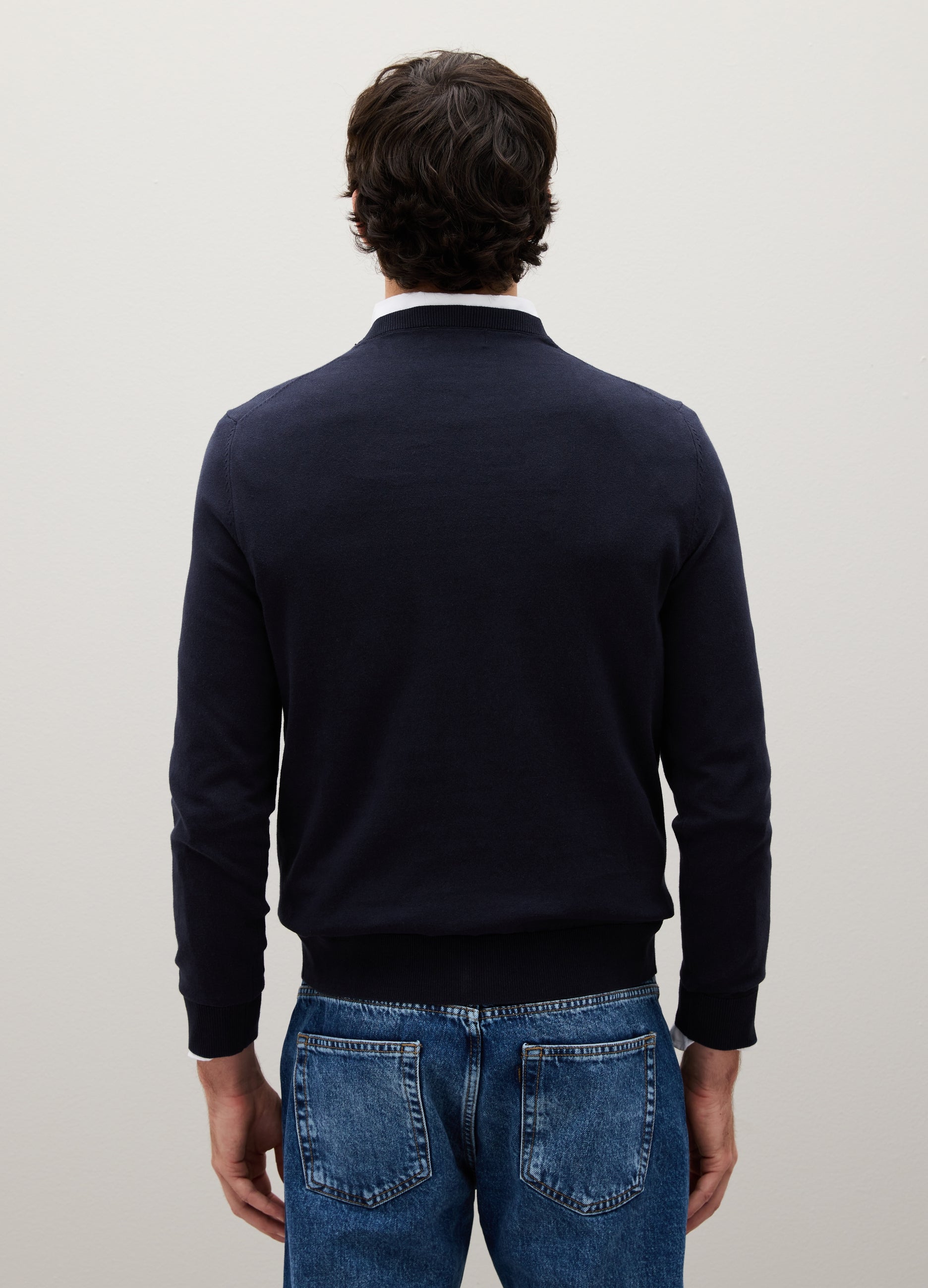 OVS Blue Sweater In Cotton And Polyamide