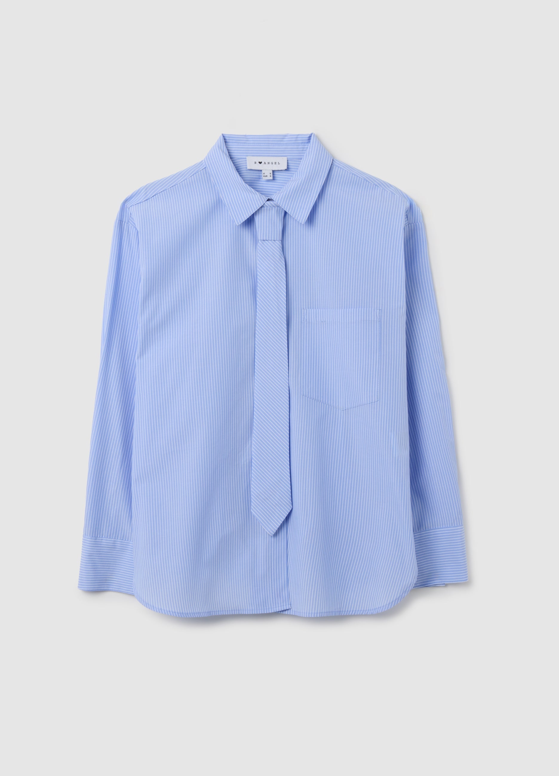 OVS Blue Poplin Shirt