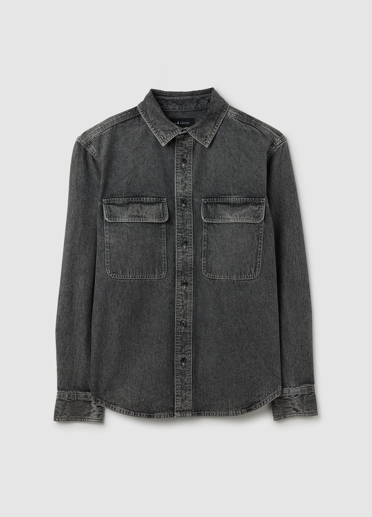 OVS Grey Pure Cotton Shirt Regular Fit