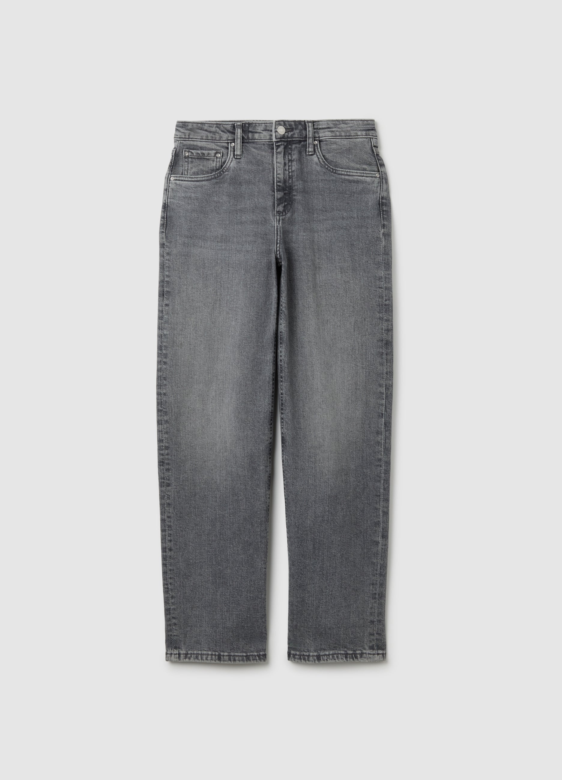 OVS Grey Stretch Regular Waist Jeans