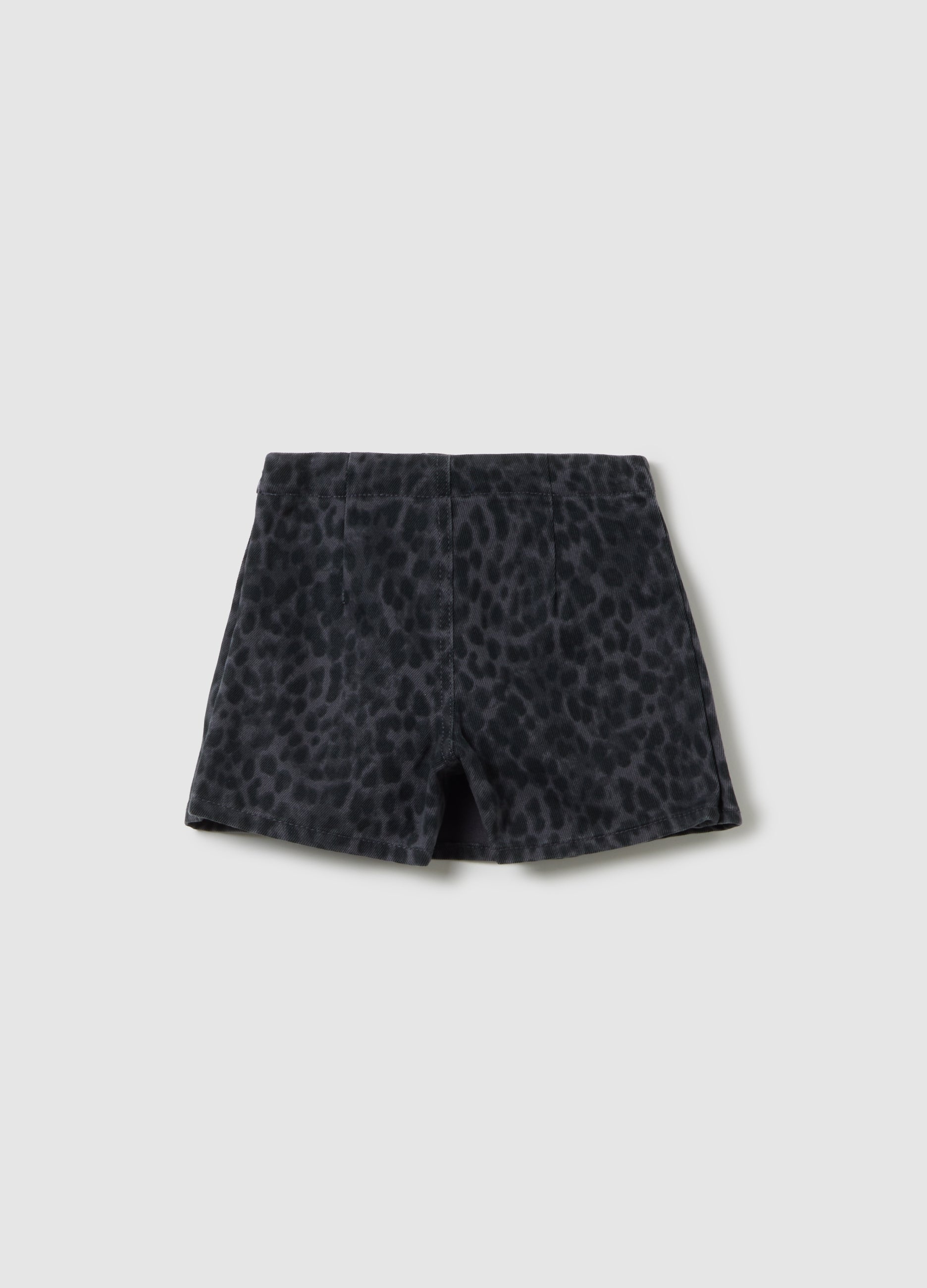 OVS Girls' Multicolor Pure Cotton Regular Fit Shorts