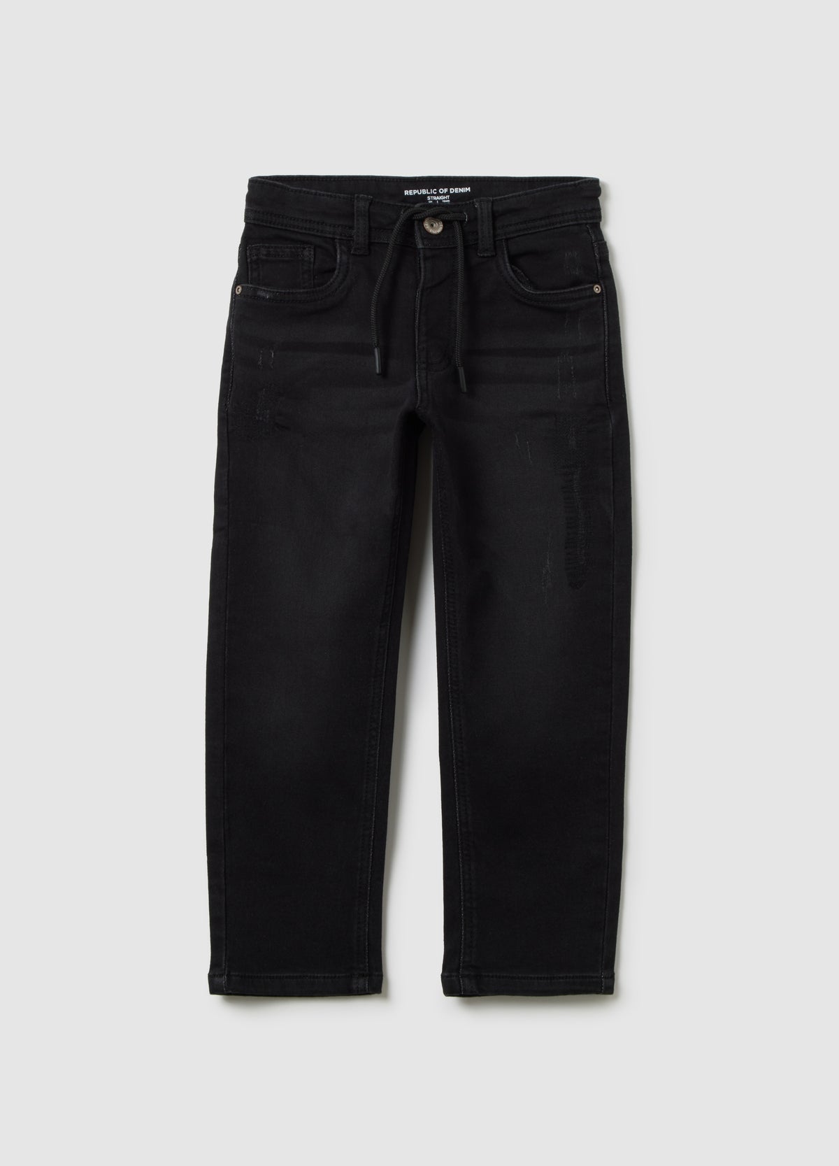 OVS Black Denim Trousers For Kids
