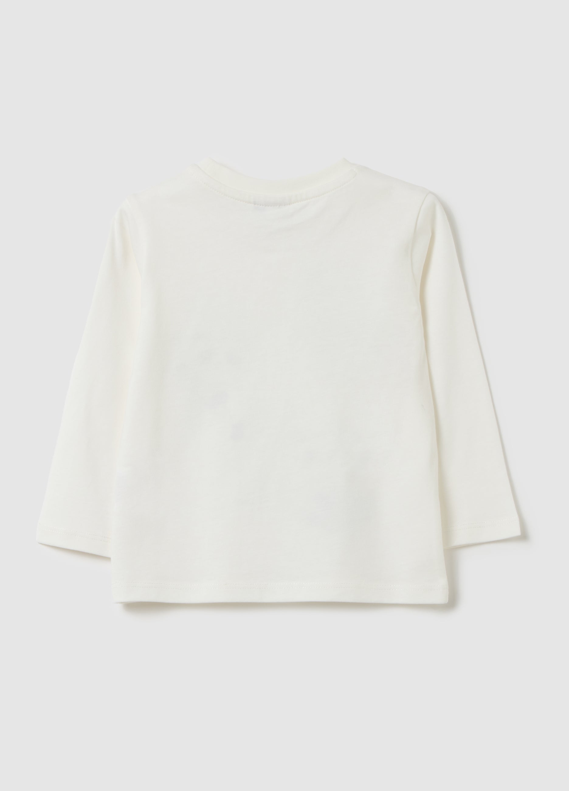 OVS White Pure Cotton Children'S T-Shirt Regular Fit